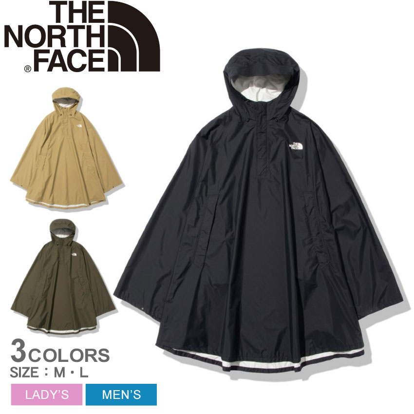 【店内全品★P5倍！】ザ ノースフェイス レインコート THE NORTH FACE アクセスポンチョ メンズ レディース カーキ ブラック 黒 ベージュ Access Poncho NP12332 ジャケット レインジャケット ノースフェース ブランド アウトドア レジャー カジュアル ロゴ