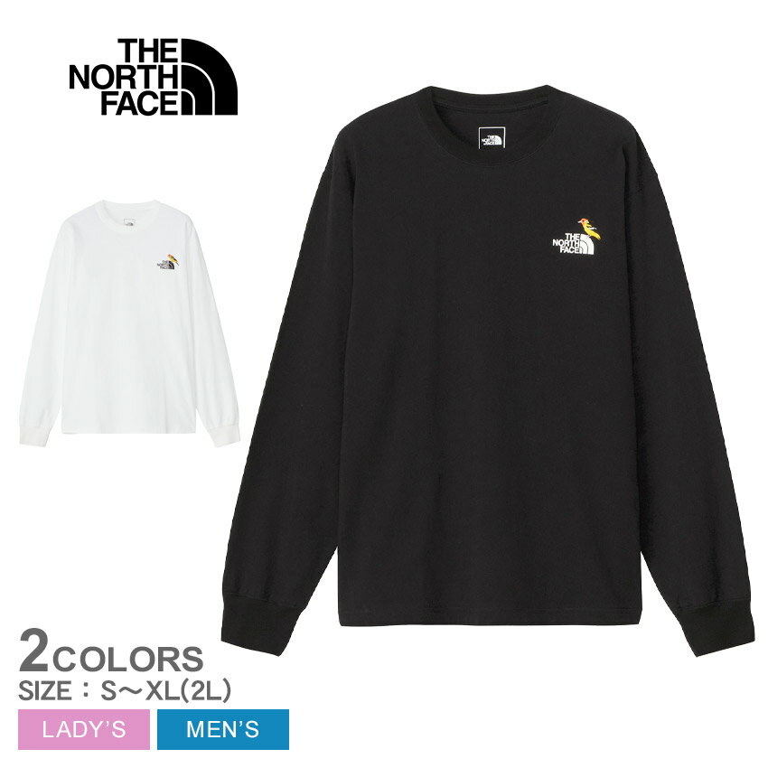 ザ・ノース・フェイス 長袖Tシャツ THE NORTH FACE ロングスリーブズーピッカーティー メンズ レディース ブラック 黒 ホワイト 白 L／S ZOO PICKER TEE NT32440 ユニセックス ザ・ノース・フェイス トップス ロンT クルーネック 長袖 刺繍 アニマル 国内正規品のサムネイル