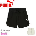  プーマ ショートパンツ PUMA HER 5 ショーツ レディース ブラック 黒 ホワイト 白 681236 フィットネス ハーフパンツ カジュアル シンプル ロゴ ストレッチ 運動 部活 スポーツ スポーティ トレーニング ジム プーマキャット