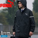 【処分★クーポンで半額】プーマ レインコート PUMA レインジャケット メンズ ブラック 黒 846293 カッパ フード レイングッズ 雨具 レイン 雨 防水 撥水 はっ水 アウター 防寒 上着 アウトドア キャンプ フェス レジャー 通勤 通学 ロング丈 リフレクター 国内正規品