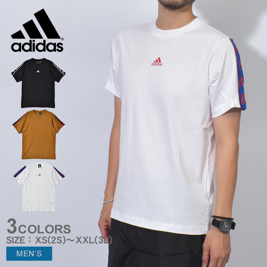 【ゆうパケット配送】アディダス 半袖Tシャツ ADIDAS ブランドラブ 半袖Tシャツ メンズ ブラック 黒 ホワイト 白 ECP…