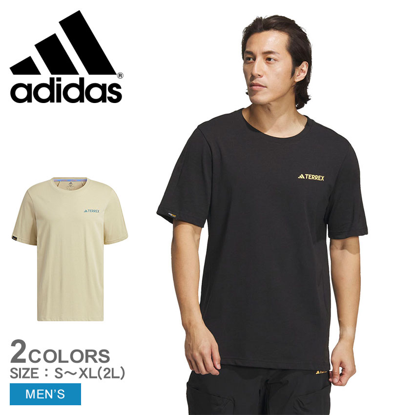 【ゆうパケット配送】 アディダス 半袖Tシャツ ADIDAS CAMPYX 半袖Tシャツ メンズ ブラック 黒　ベージュ CAMPYX COR…