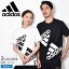 【店内全品★P5倍！】【ゆうパケット配送】 アディダス 半袖Tシャツ ADIDAS フューチャーアイコン ブランドラブ 半袖Tシャツ メンズ ブラック 黒 ホワイト 白 HY761 トップス ブランド スポーツ トレーニング 半袖 カジュアル ロゴ シンプル ストリート