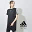 【店内全品★P5倍！】アディダス ワンピース ADIDAS エッセンシャルズ ルーズ スリーストライプス ワンピース レディース ブラック 黒 ISB13 ウエア トップス オールインワン ワンピ ブランド シンプル ストライプ カジュアル アメカジ スポーティ ワンポイント