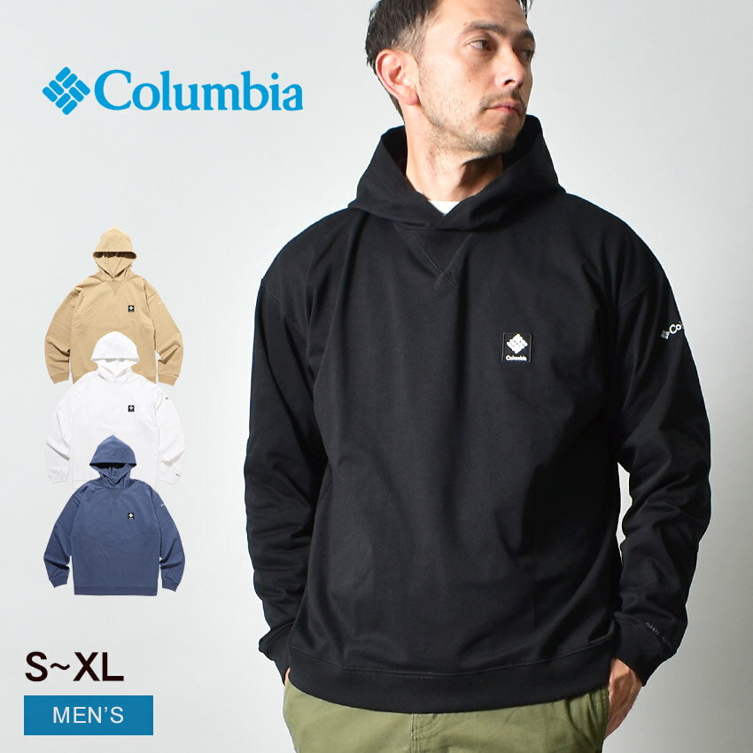 コロンビア パーカー メンズ スウェット COLUMBIA フーディー LOMA VISTA HOODED TOP PM0382 トップス 長袖 トレーナー 吸湿速乾 UVカット ヘビーウェイト オムニウィック 保温 防寒 冬 春 UPF50 フード プルオーバー アウトドア ブランド