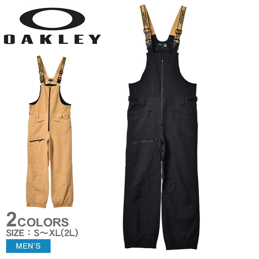 オークリー ビブパンツ OAKLEY TC ガン 2.0 RC リブ メンズ ブラック 黒 ベージュ TC GUNN 2.0 RC RIB FOA403430 ウェア ロングパンツ 耐水 撥水 はっ水 防水 長ズボン ロング丈 スキー スノボ スノーボード フード ウィンタースポーツのサムネイル