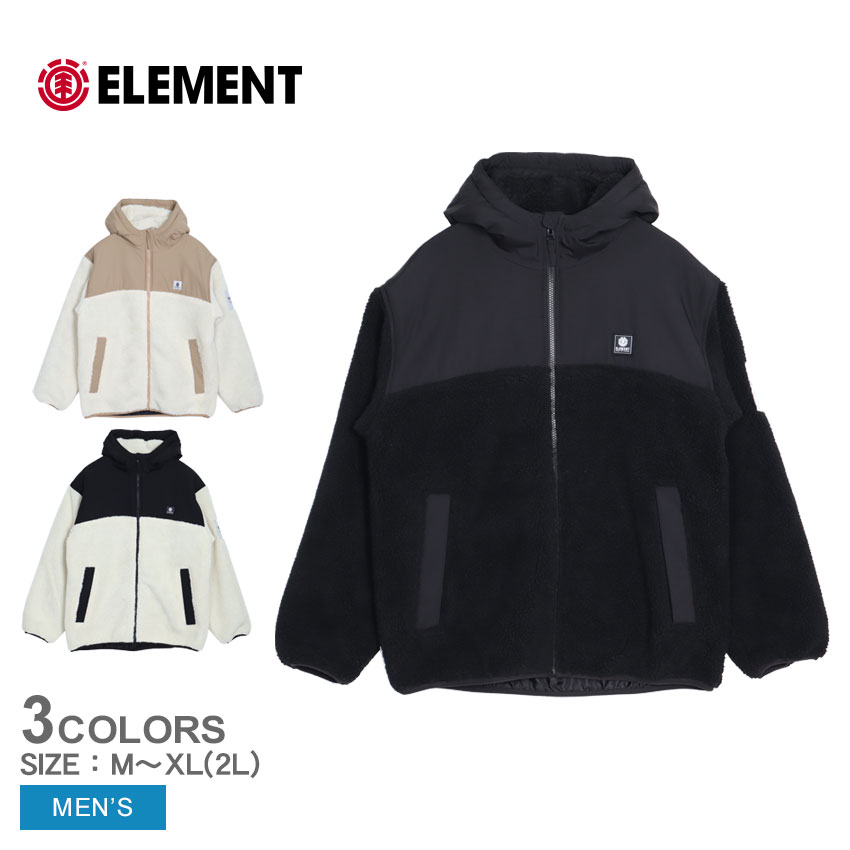 【店内全品★P5倍！】エレメント ボアジャケット メンズ ELEMENT BOA HOOD ジャケット トップス アウター ジャケット …