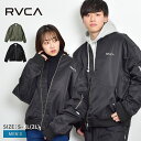 ルーカ MA-1 ジャケット メンズ RVCA ミスターカートゥーン エムエーワン ブラック 黒 グリーン 緑 オリーブ MR CARTOON MA-1 JACKET BC042777 ウェア アウター 上着 羽織 防寒 中綿 カジュアル ミリタリー ストリート ジップ ポケット