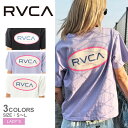 ルーカ Tシャツ レディース 【店内全品★P2倍！】【ゆうパケット配送】ルーカ 半袖Tシャツ RVCA レディース ビーチテック SS Tシャツ ブラック 黒 ホワイト 白 パープル 紫 BEACH TECH SS TEE BD043240 トップス カジュアル クルーネック ウエア ロゴ プリント 半袖 普段使い 毎日使い タウンユース