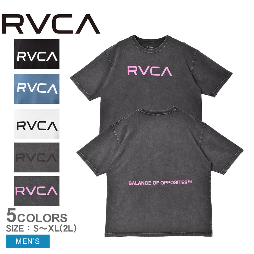 【ゆうパケット配送】 ルーカ 半袖Tシャツ RVCA BIG RVCA TEE メンズ ブラック 黒 ホワイト 白 BE041226 トップス tシャツ 半袖 バックプリント プリント ストリート スポーティ カジュアル ロ…