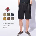 グラミチ ショートパンツ GRAMICCI STショーツ メンズ ブラック 黒 ST SHORTS 8555-NOJ パンツ ショーパン ボトムス カジュアル アウトドア シンプル ズボン 半ズボン アウトドア キャンプ フェス アメカジ