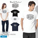 デウス エクスマキナ 半袖Tシャツ DEUS EX MACHINA シェルド Tシャツ メンズ ブラック 黒 ホワイト 白 ネイビー 紺 SHIELD TEE DMW41808E トップス ストリート ブランド オーバーサイズ ゆったり ロゴ クルーネック 半袖