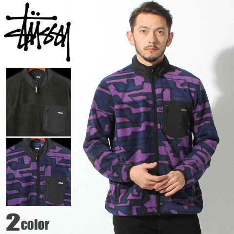 送料無料 STUSSY ステューシー ゲオ カモ ジャケット 118143 全2色GEO CAMO JACKETアウター ウェア フリース ブルゾン ジャンパー ストゥーシー スチューシー 長袖 海外 正規 品メンズ(男性用)