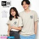 ニューエラ ペアTシャツ 【店内全品★P5倍！】ニューエラ Tシャツ NEW ERA MLB レフト チェスト チーム Tシャツ メンズ レディース ホワイト 白 ベージュ MLB LEFT CHEST TEAM SS T 13083955 13083934【ゆうパケット配送】 NEW YORK YANKEES ニューヨーク・ヤンキース ストリート カジュアル MLB