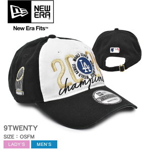 ニューエラ キャップ 帽子 NEW ERA MLB WORLD SERIES CHAMPIONS 9TWENTY TAKE DOWN メンズ レディース ブラック 黒 ホワイト 白 14518043 キャップ ロサンゼルス・ドジャース ワールドシリーズ2024 優勝記念 チャンピオンシップ 920