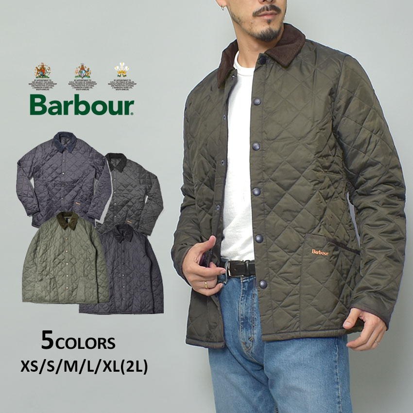 【店内全品★P5倍！】バブアー キルティングジャケット BARBOUR HERITAGE LIDDESDALE QUILT メンズ ブラック 黒 ネイ…