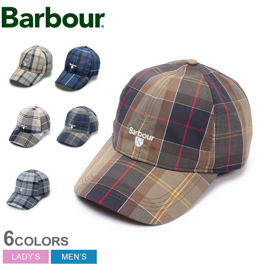 楽天Z-CRAFT【店内全品★P5倍！】バブアー キャップ BARBOUR タータン スポーツ キャップ メンズ レディース ネイビー 紺 ブラウン 茶 TARTAN SPORTS CAP MHA0617 おしゃれ 帽子 ブランド カジュアル お出かけ 定番 人気 アウトドア チェック柄 ブルー 青 ベージュ マルチ