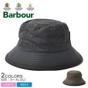 楽天Z-CRAFT【店内全品★P2倍！】バブアー 帽子 BARBOUR メンズ レディース ネイビー 紺 ブラウン 茶 WAX SPORTS HAT MHA0001 バーブァー ハット 防水 通気性 バケットハット バケハ ブランド カジュアル ベーシック タウンユース クラシカル シンプル 無地 刺繍 おしゃれ