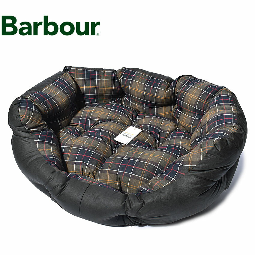 BARBOUR バブアー 犬用ベッド オリーブ ワックスコットン ドッグベッド WAX／CTN DOG BED DAC0020 TN11 バーブァー ブランド ベーシック クラシック シンプル おしゃれ ドッグ用 大型 クッショ…