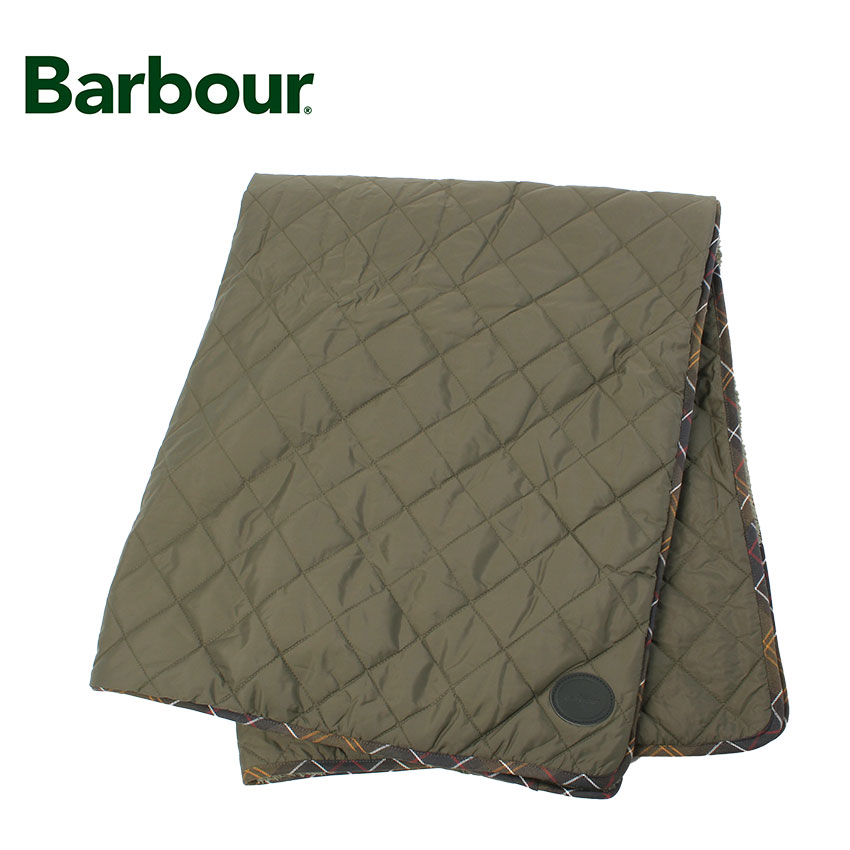 バブアー ペット用ブランケット BARBOUR DOG QUILT AND FLEECE BLANKET グリーン 緑 DAC0118 ペットブ..