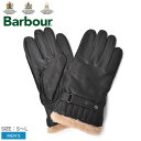 バブアー 手袋 メンズ 【店内全品★P5倍！】バブアー 手袋 BARBOUR メンズ ブラック 黒 LEATHER UTILITY GLOVES MGL0013 バーブァー グローブ 通勤 ブランド 上品 手袋 クラシカル クラシック おしゃれ 本革 レザー 大人 プレゼント ファー