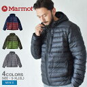 【店内全品★P2倍！】マーモット ダウンジャケット MARMOT ハイランダー フーディー メンズ ブラック 黒 グレー HIGHLANDER HOODY M13176 アウター ウェア ウエア フード付き シンプル カジュアル 上着 羽織 防寒 暖かい キャンプ アウトドア レジャー 通勤