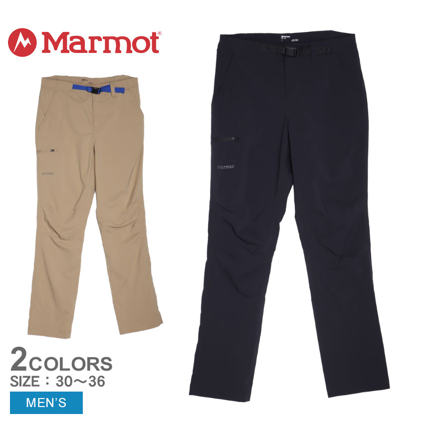 【店内全品★P5倍！】マーモット ロングパンツ MARMOT アーチ ロック パンツ メンズ ブラック 黒 ベージュ ARCH ROCK PANT M10613 ブランド ボトムス ロングパンツ ズボン ロング アウトドア スポーティ おしゃれ シンプル ずぼん カジュアル 防水 撥水