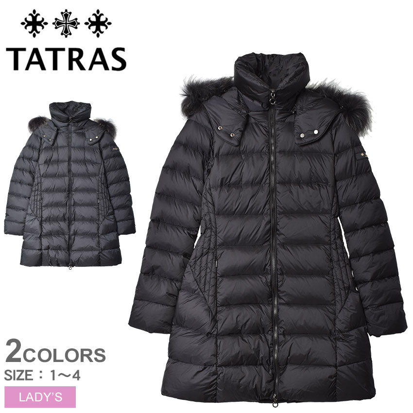 タトラス コート レディース タトラス ダウンコート TATRAS サルマ レディース ブラック 黒 ネイビー 紺 SARMA LTAT23A4794-D アウター ダウン フェザー ブランド シンプル クラシック ミドル ミドル丈 Aライン 上着 はっ水 防寒性 防寒 保温 通勤 おしゃれ