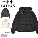 タトラス 【店内全品★P5倍！】タトラス ダウンジャケット TATRAS ミレル レディース ブラック 黒 ホワイト 白 MIREL LTAT23A4899-D アウター ダウン フェザー ブランド シンプル ミドル クラシック ミドル丈 はっ水 フード きれいめ 上着 防寒性 防寒 保温 通勤