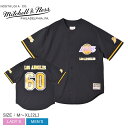 ミッチェル&ネス ユニフォーム MITCHELL&NESS NBA UNISEX SS MESH BUTTON UP メンズ レディース ブラック 黒 イエロー...