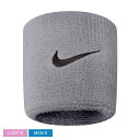 【ネコポス配送】ナイキ リストバンド NIKE スウッシュリストバンド メンズ レディース グレー BN2095 トレーニング スポーツ 運動 部活 ウォーキン...