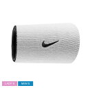 【ネコポス配送】 ナイキ リストバンド NIKE ドライフィット ホーム&アウェイ ダブルワイド リストバンド メンズ レディース ホワイト 白 ブラック 黒 ...