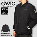 【店内全品★P2倍！】ガビック コーチジャケット GAVIC ボアコーチジャケット メンズ ブラック 黒 BOA COACHJACKKET GA7001 アウター ボア フリース 長袖 スポーツ 人気 おしゃれ ロゴ ライフスタイル カジュアル スポーティ サッカー フットサル