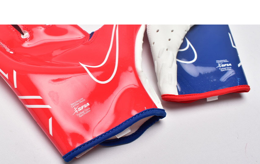 【処分★クーポンで10％OFF】【ネコポス配送】ナイキ グローブ NIKE ヴェイパージェット メンズ レディース レッド 赤 ブルー 青 VAPOR JET 7.0 N.100.3505 アメフト トレーニング シンプル ブランド ロゴ 試合 部活 スポーツ 運動 ZSPO
