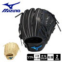 ミズノ グローブ MIZUNO ジュニア ソフトボール用 ウィルドライブ ブルー 【オールラウンド用 サイズL】 キッズ ブラック 黒 ベージュ 茶 1AJGK32520 ソフトボール 野球 グラブ グローブ オールラウンド スポーツ 部活 運動 人気 本革 ZSPO(4)