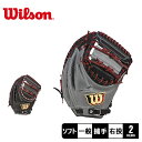 【6/10限定★Pバック】ウィルソン グローブ Wilson ソフトボール用 The Wannabe Hero 捕手用 3S型 メンズ レディース ブラック 黒...