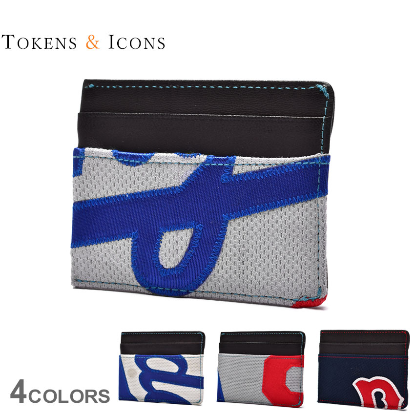 トークン&アイコン マネークリップ Tokens&Icons ユニフォーム マネー クリップ ブラック 黒 UNIFORM MONEY CLIP 85D 85R 財布 ウォレット カードケース 野球 ベースボール MLB 本革 レザー 野球チーム ロサンゼルス・ドジャース