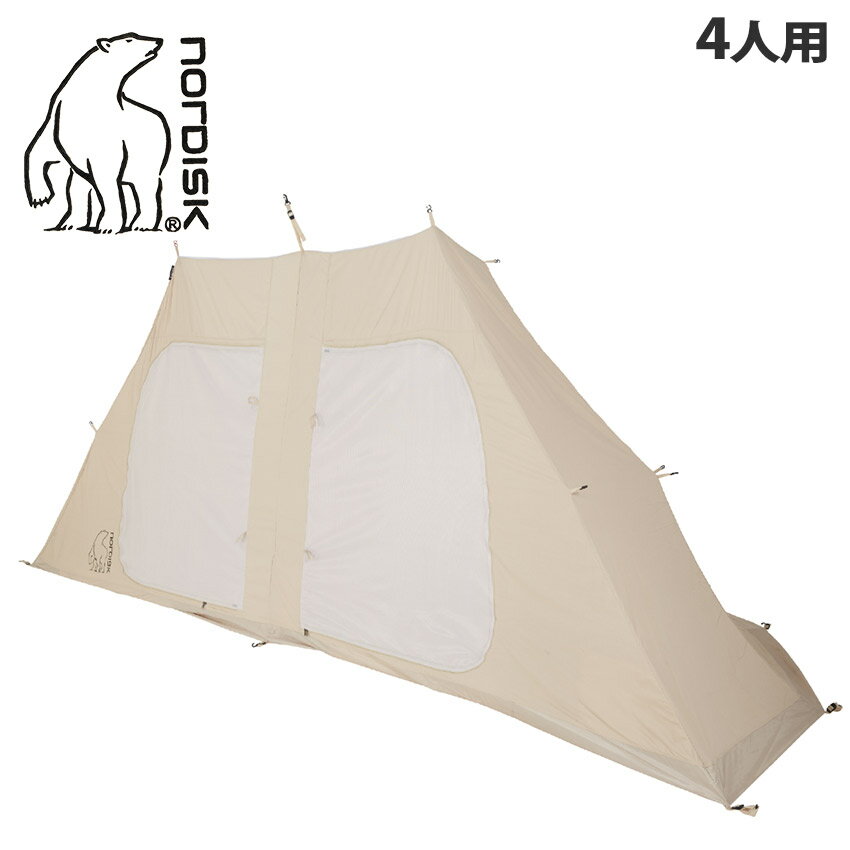 【店内全品★P5倍！】ノルディスク テント NORDISK アルフェイム19.6用 インナーキャビン ベージュ ALFHEIM19.6 INNER CABIN 1PC 144013 キャンプ アウトドア テント インナーテント レジャー 仕切り ブランド ファミリー 家族 【ラッピング対象外】