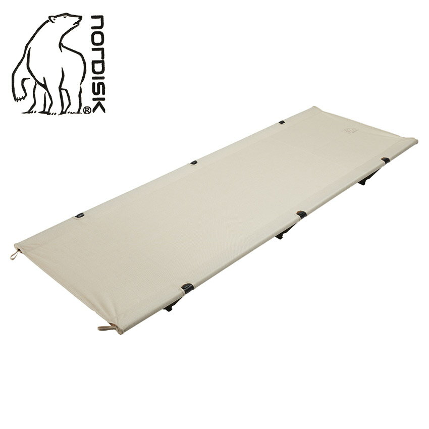 ＼年に1度の大感謝SALE★／ノルディスク ベッド NORDISK ヘリノックス ベッド ナチュラル HELINOX BED 149014 キャンプ レジャー フェス アウトドア 自然 コンパクト 折りたたみ 組み立て式 ベッド コット 軽量 ベージュ ナチュラル 【ラッピング対象外】のサムネイル