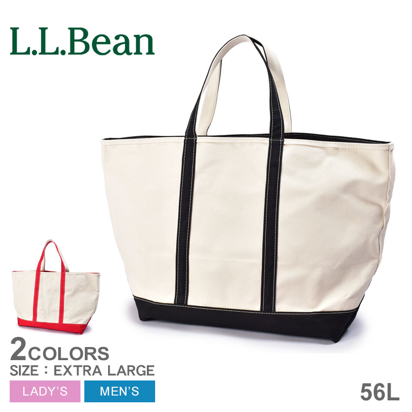 【店内全品★P5倍！】エルエルビーン トートバッグ L.L.Bean ボート アンド トート バッグ ジップ トップ エクストララージ メンズ レディース ブラック 黒 レッド 赤 112646 バック かばん 大容量 マチ付 キャンバス生地 シンプル 小物 可愛い 人気 母の日 ギフト