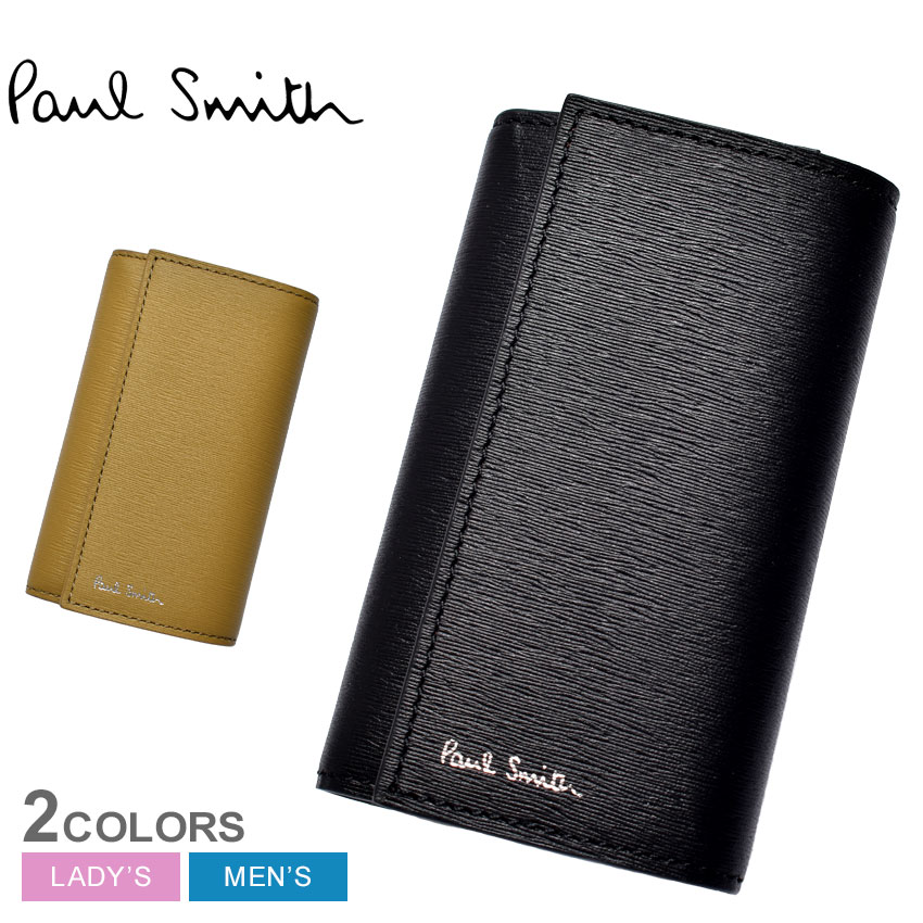 ポール・スミス 本革財布 メンズ ポール スミス キーケース PAUL SMITH ウォレット キーケース メンズ レディース ブラック 黒 ベージュ WALLET KEY CASE 1981-ISTRGS 本革 ブランド 鍵 プレゼント 贈り物 レザー シンプル ギフト カジュアル コンパクト