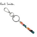 【店内全品★P5倍！】【ゆうパケット配送】 ポール スミス キーホルダー PAUL SMITH キーリング ロゴ シルバー KEYRING LOGO M1AKEYR GNLOGO 雑貨 プレゼント ギフト 贈り物 鍵 カギ アクセサリー 人気 マルチカラー