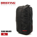 ブリーフィング ボディバッグ BRIEFING SLING WALKER ユニセックス ブラック 黒 BRA231L71 鞄 カバン バッグ かばん ショルダーバッグ 斜めがけバッグ ブランド シンプル カジュアル ロゴ 旅行 アウトドア コンパクト|詳細画像