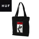 【ネコポス配送】 ハフ トートバッグ HUF X STAX TOTE ブラック 黒 AC01039 かばん 鞄 エコバッグ ロゴ プリント カジュアル シンプル タウンユース アウトドア デイリー 通学 お買い物 フェス キャンプ
