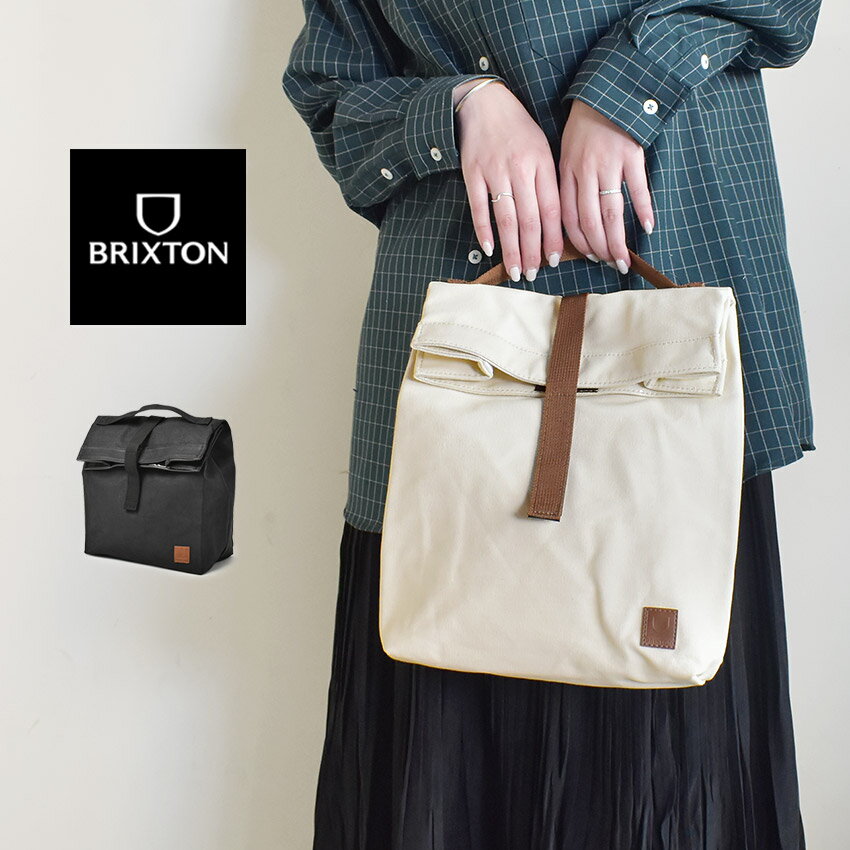 【店内全品★P2倍！】ブリクストン ランチバッグ BRIXTON BETA LUNCH BAG メンズ レディース ブラック 黒 ホワイト 白 ナチュラル 05410 ハンドバッグ お弁当入れ ランチ シンプル ブランド ストリート カジュアル アウトドア レジャー 通勤 通学