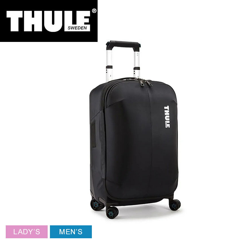 スーリー キャリーバッグ THULE サブテラ キャリー オン スピナー ユニセックス ブラック 黒 Subterra Carry On Spinner 3203915 旅行 遠征 トラベル キャリー キャリーケース 泊り 宿泊 デイパック シンプル ロゴ ビジネス アウトドア