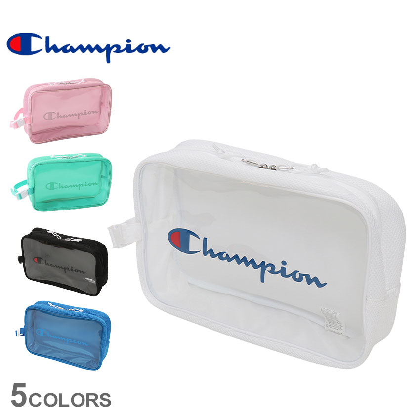 【店内全品★P5倍！】チャンピオン バッグ CHAMPION シューズバッグ メンズ レディース ブラック 黒 ホワイト 白 C3-YB722B 持ち運び バッグインバッグ シューズ入れ バスケットボール バスケ バッシュ バッシュケース 通学 部活 練習 試合 遠征 かばん