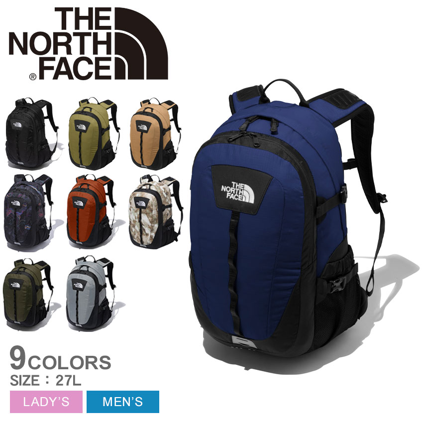 ＼楽天最安値に挑戦中／ザ ノースフェイス バックパック THE NORTH FACE ホットショット メンズ レディース ブラック 黒 ネイビー グレー カーキ オレンジ マルチ HOT SHOT NM72302 リュックサック ディパック デイパック 鞄 バッグ ノースフェース カジュアル