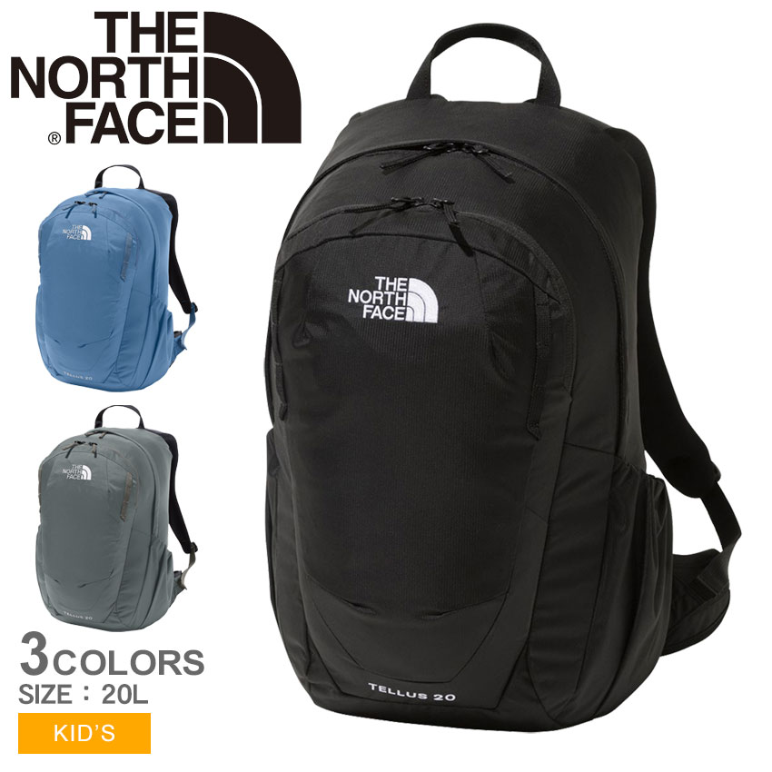 ザ ノースフェイス バックパック THE NORTH FACE テルス 20 キッズ ジュニア 子供 ブラック 黒 グレー K TELLUS 20 NMJ72357 リュック リュックサック ノースフェース 20L 男の子 女の子 子ども トレッキング 日帰り デイリー ハイキング