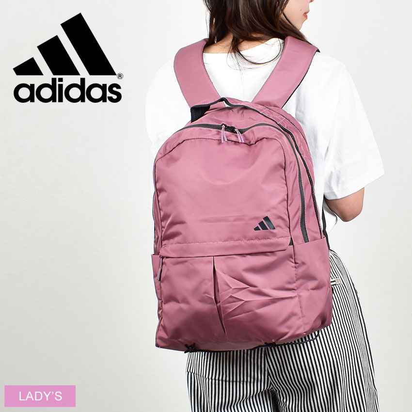 アディダス バックパック ADIDAS ヨガ バックパック レディース ピンク DRE54 カバン リュック リュックサック デイパック ブランド スポーティ スポーツ シンプル ロゴ トレーニング ジム 運動 通学 通勤 部活 人気